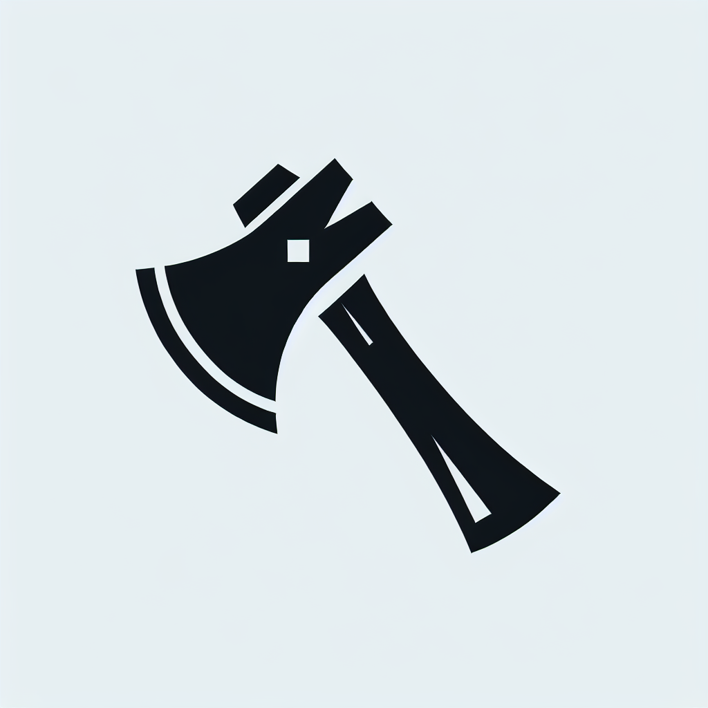 Axe Symbol Logo