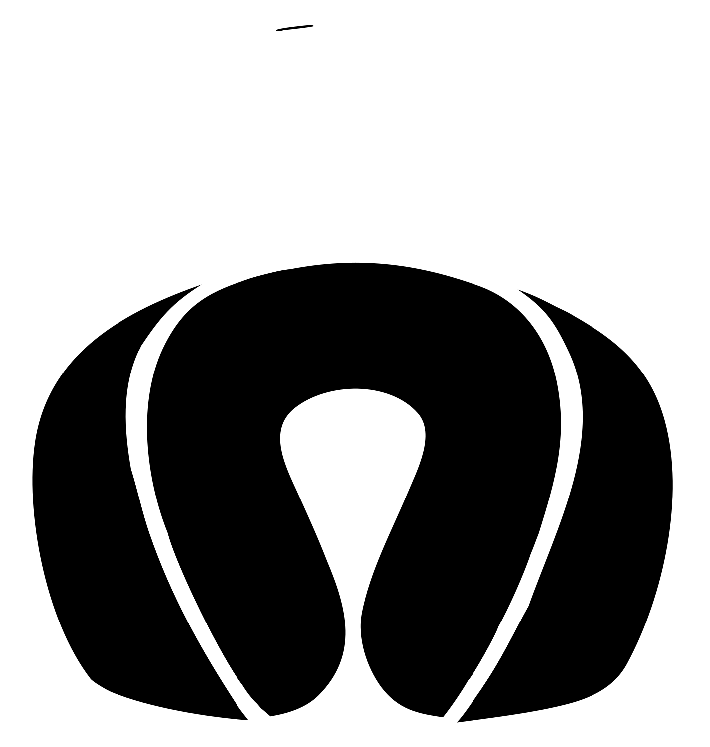 Volleyball Ball Minimalist Icon #ffffff/#000000