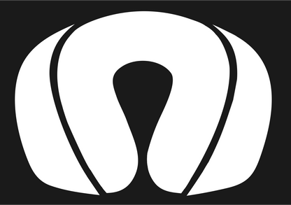 Neck Pillow Travel Logo #1a1a1a/#ffffff