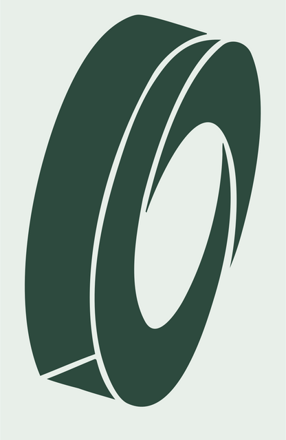 Bold Hockey Puck Icon #e8efe9/#2d4a3e
