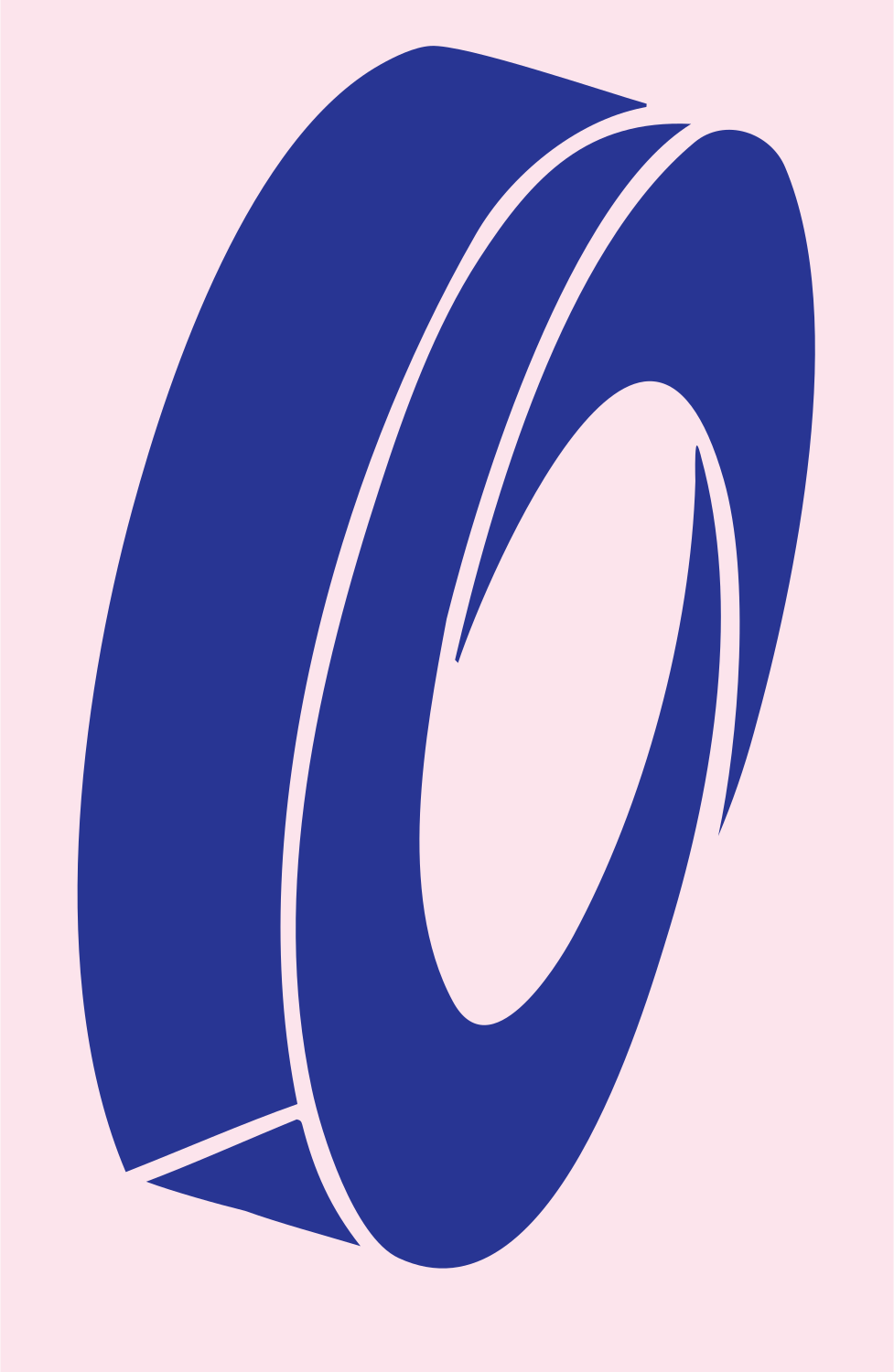 Bold Hockey Puck Icon #fce4ec/#283593