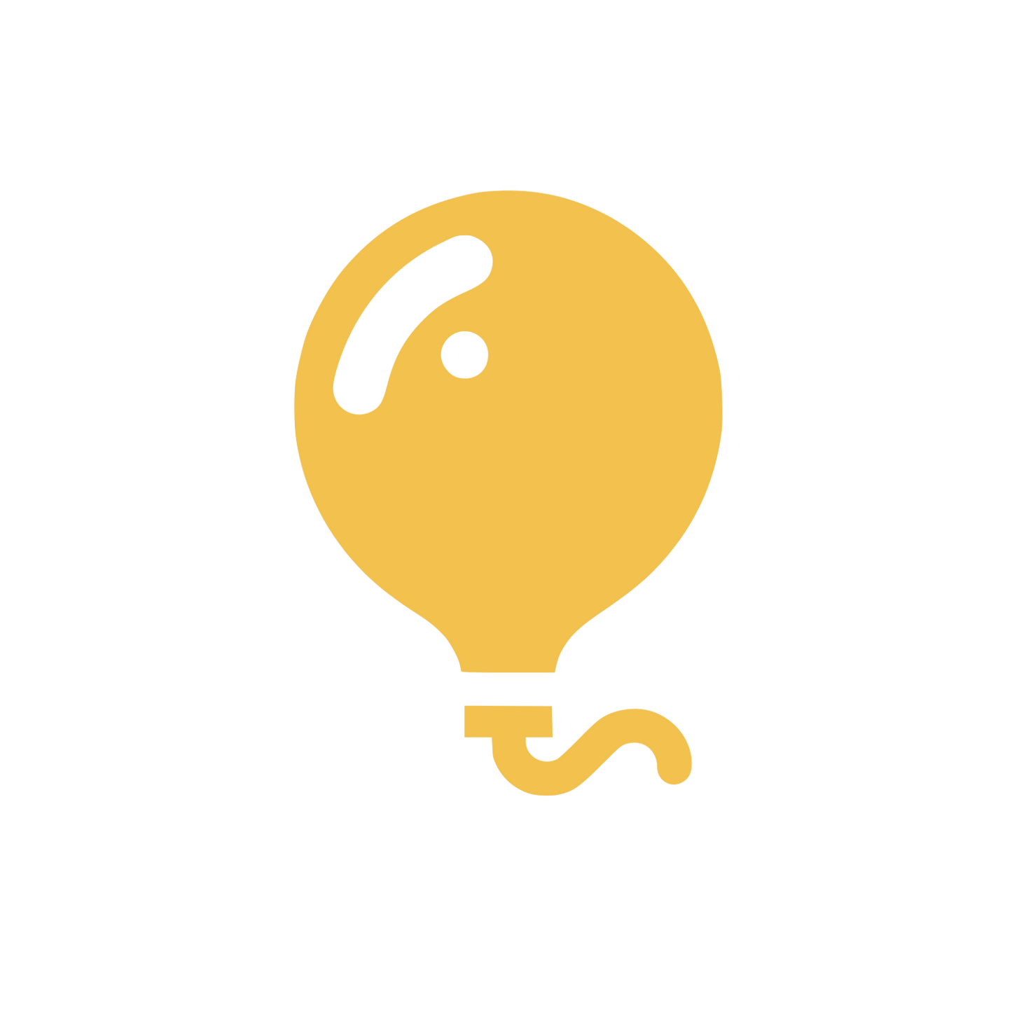 Balloon Idea Logo #F2C14E