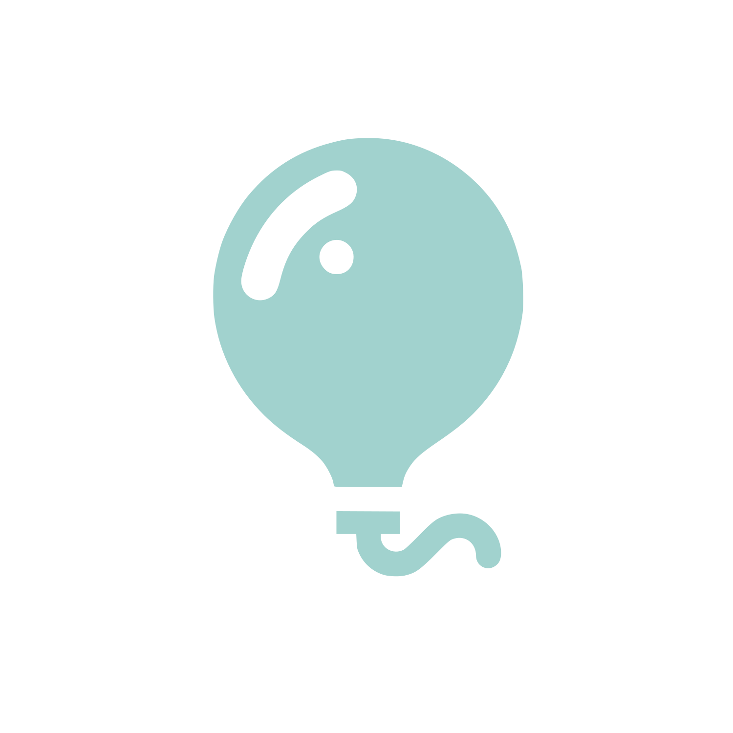 Balloon Idea Logo #A1D2CE