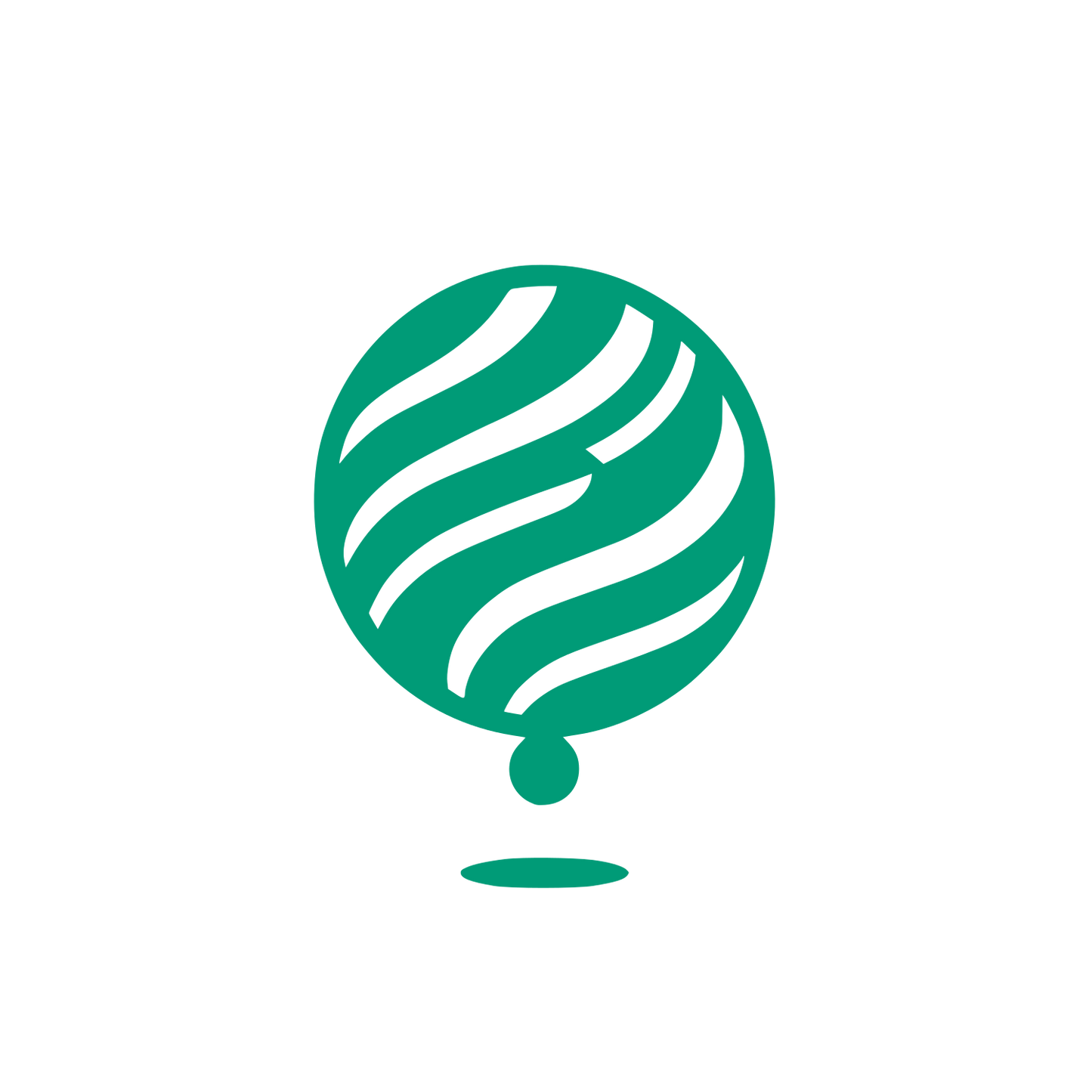 Balloon Globe Logo #009B77