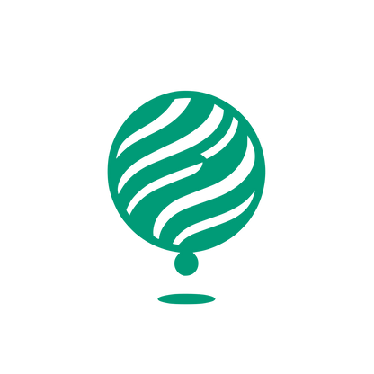 Balloon Globe Logo #009B77
