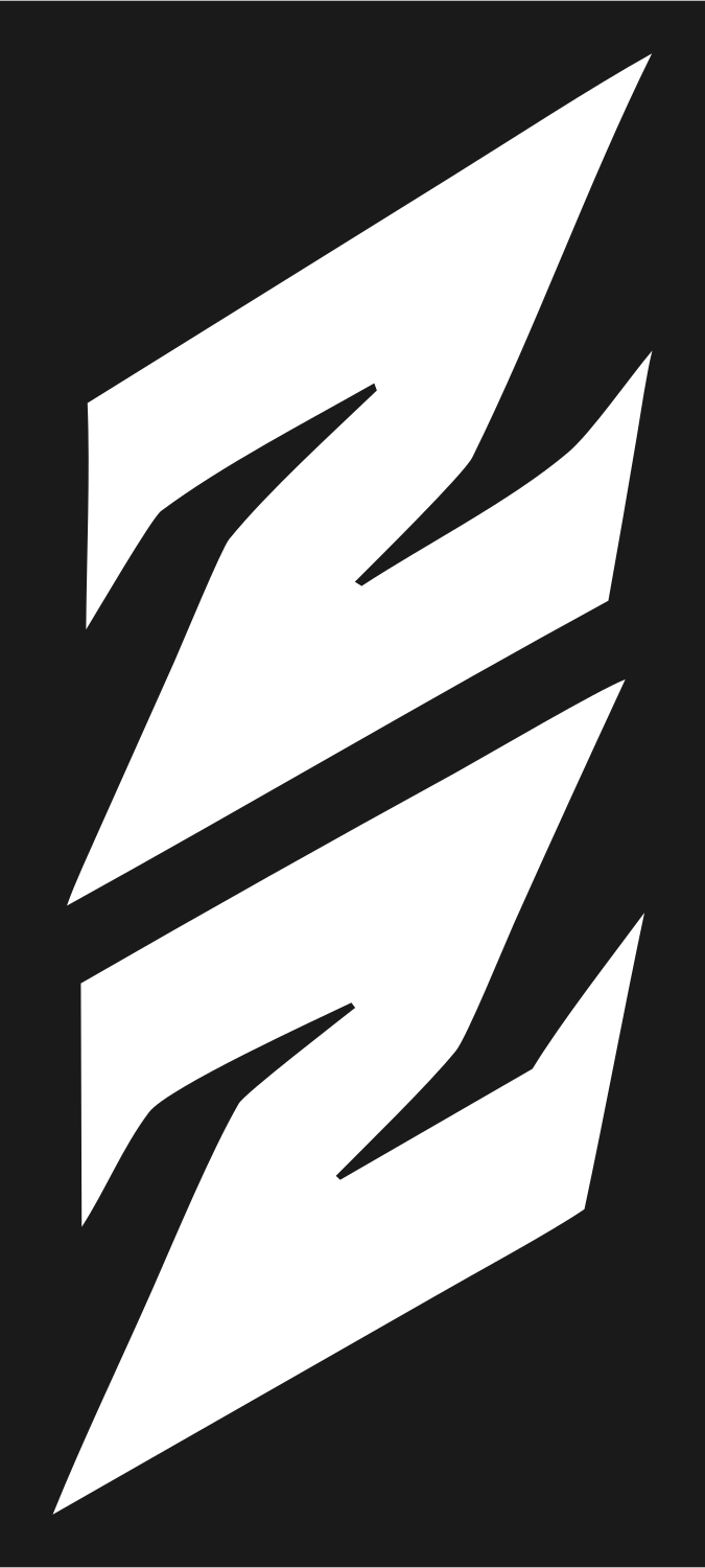 Bold Lightning Bolt Mark #1a1a1a/#ffffff