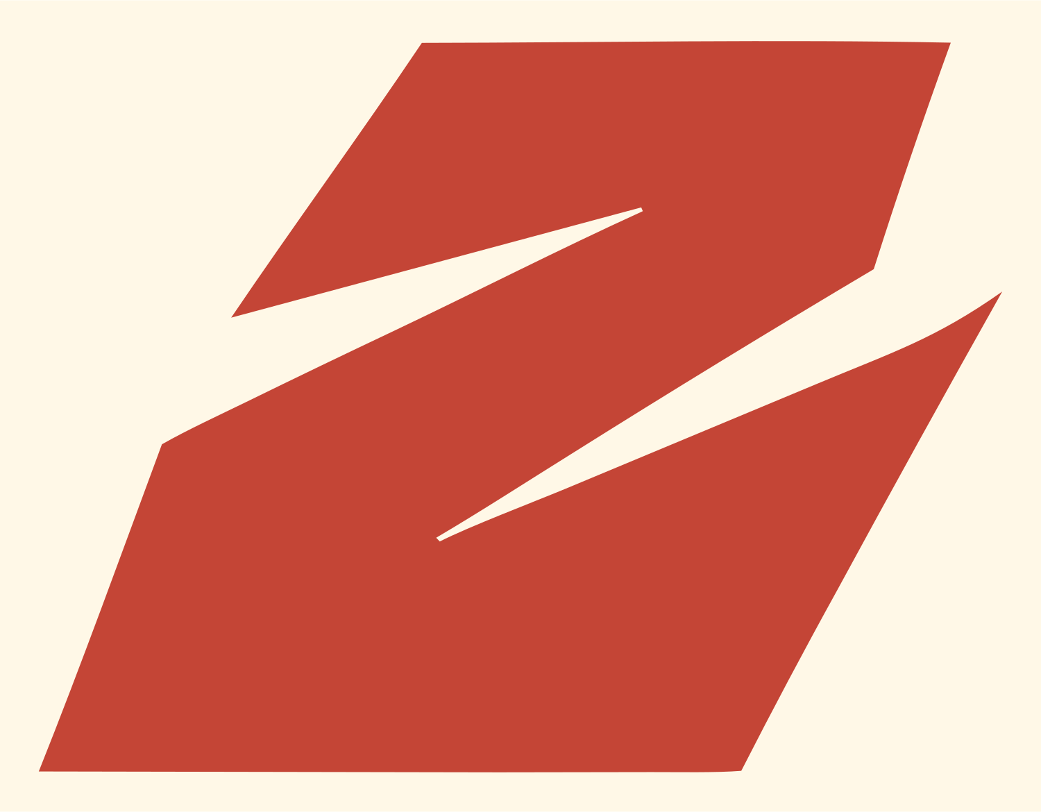 Industrial Z-Strike Power Mark #fff8e7/#c44536
