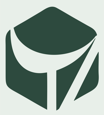 Negative Space Golf Bag Logo #e8efe9/#2d4a3e