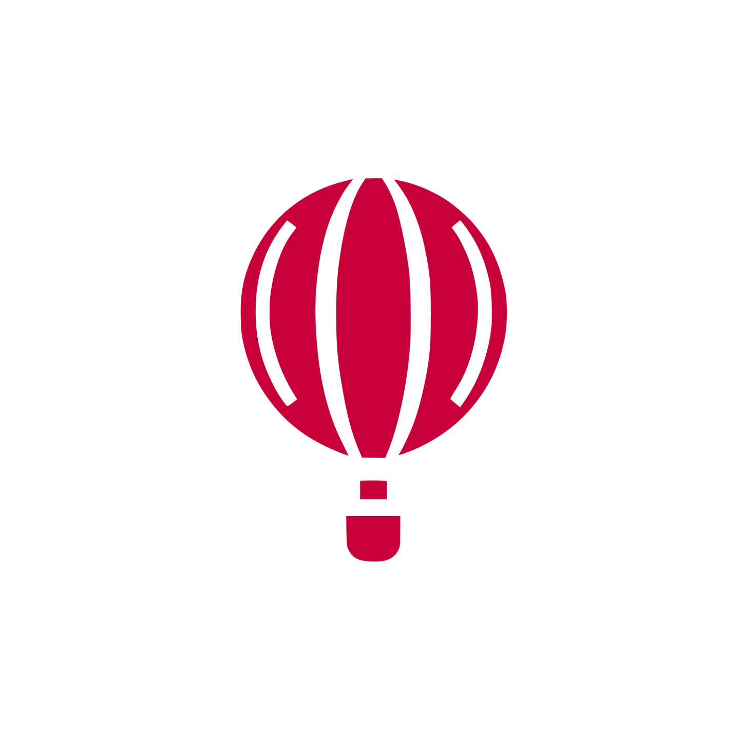Hot Air Balloon Logo #C70039