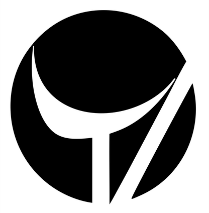 Negative Space Golf Club Crest #ffffff/#000000