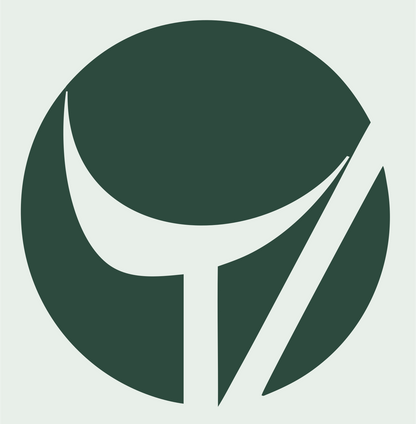 Negative Space Golf Club Crest #e8efe9/#2d4a3e