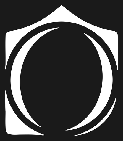 Shield Circle Tennis Ball Logo #1a1a1a/#ffffff