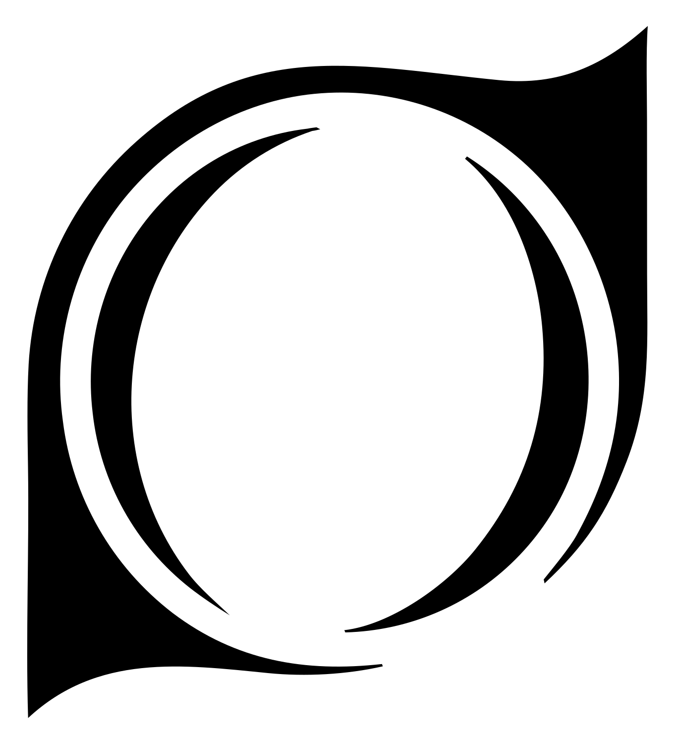 Curved Circle Tennis Ball Icon #ffffff/#000000