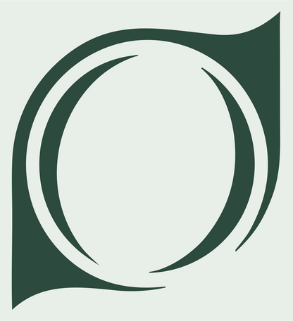 Curved Circle Tennis Ball Icon #e8efe9/#2d4a3e