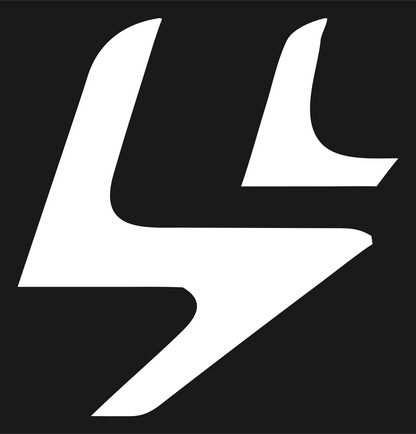 Bold Airplane Silhouette Mark #1a1a1a/#ffffff