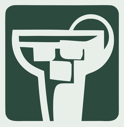 Bold Margarita Glass Mark #e8efe9/#2d4a3e