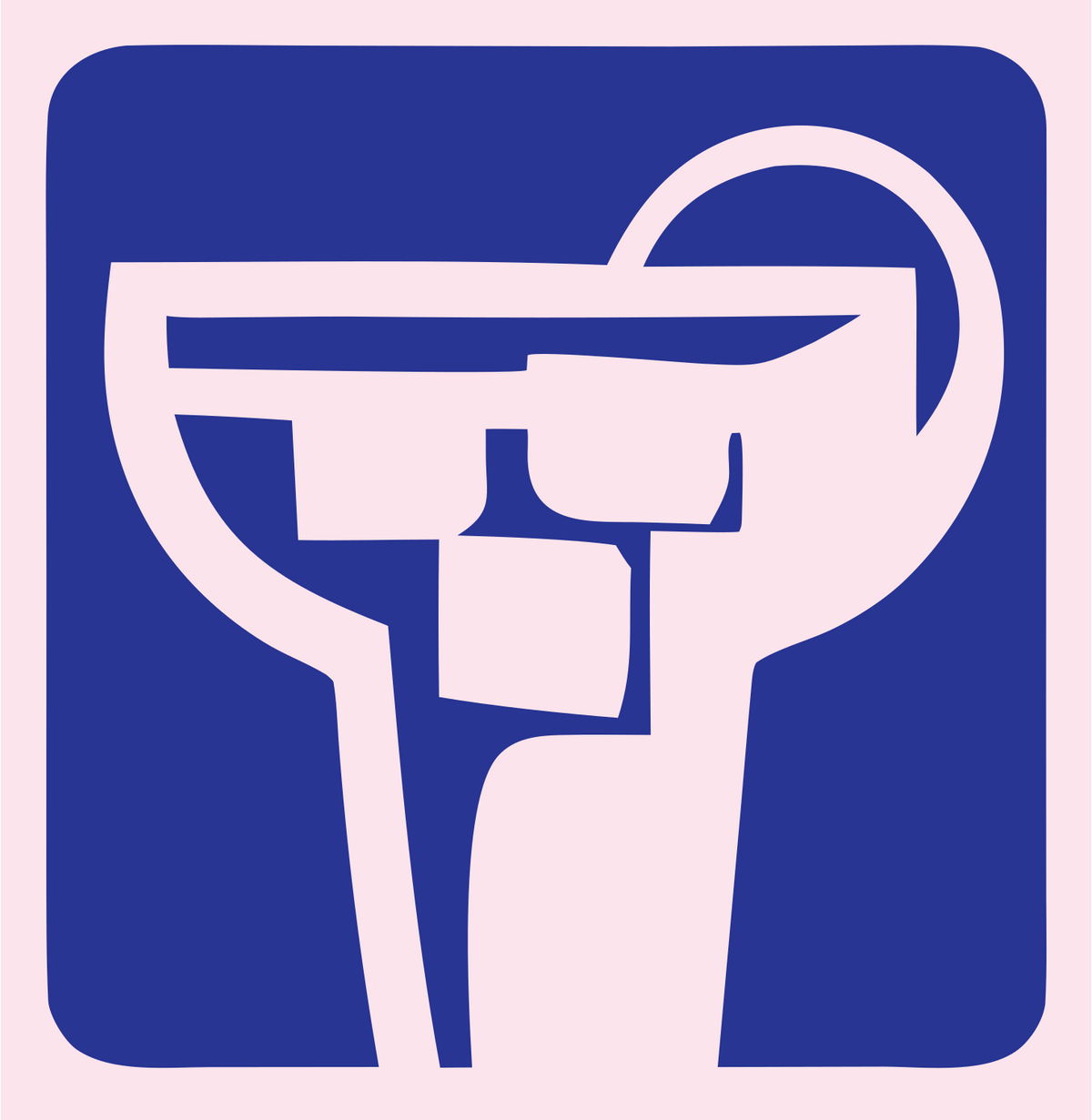 Bold Margarita Glass Mark #fce4ec/#283593