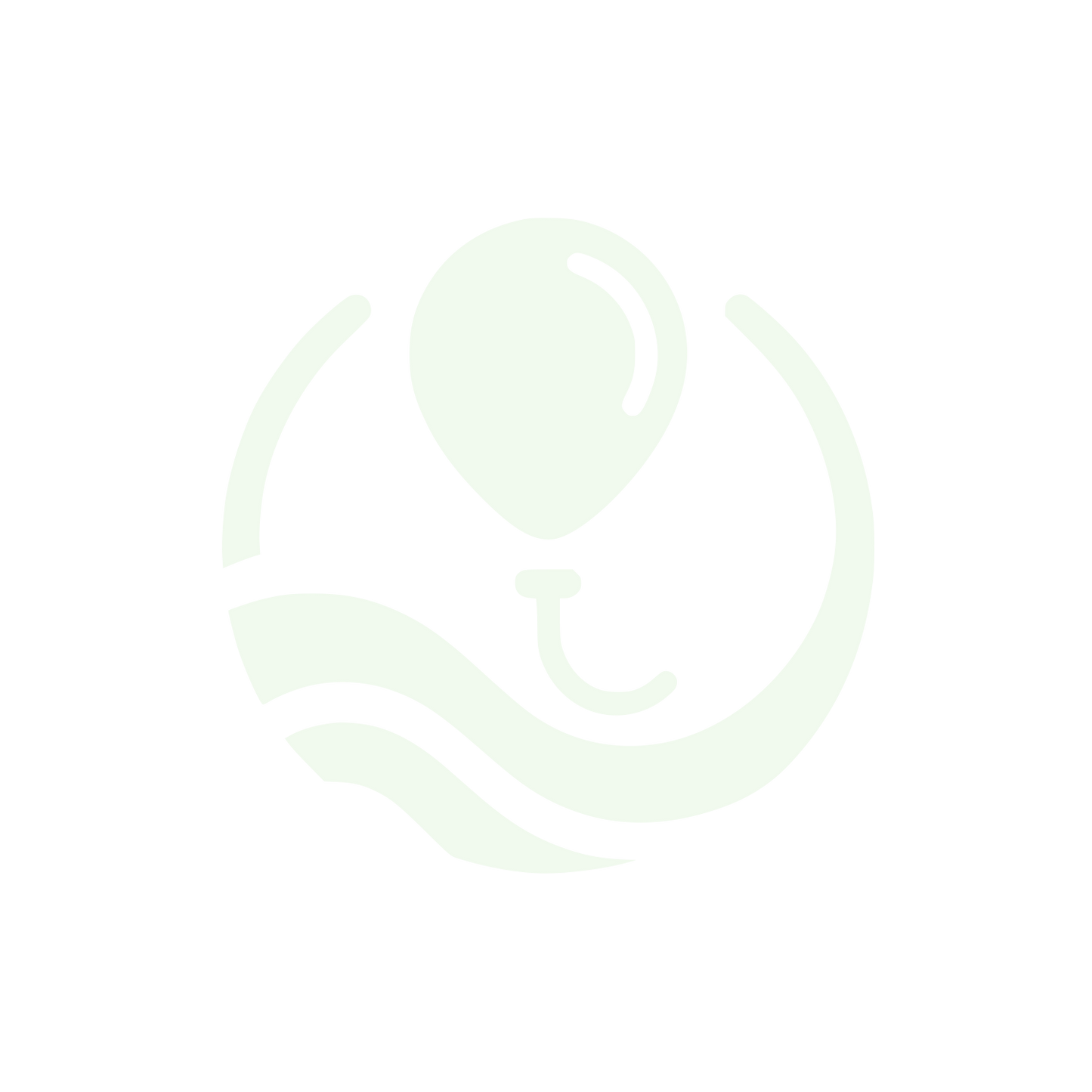 Balloon Care Logo #F1FAEE
