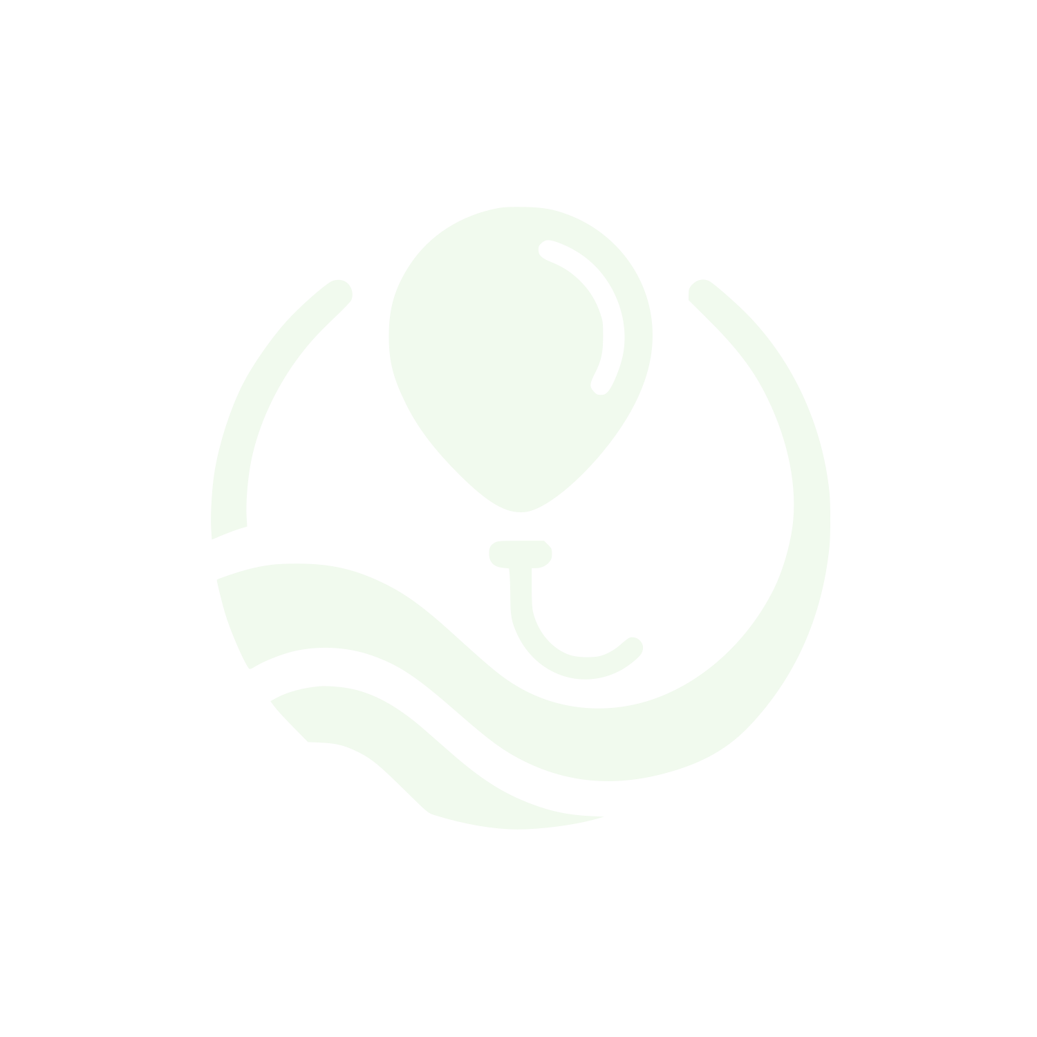 Balloon Care Logo #F1FAEE