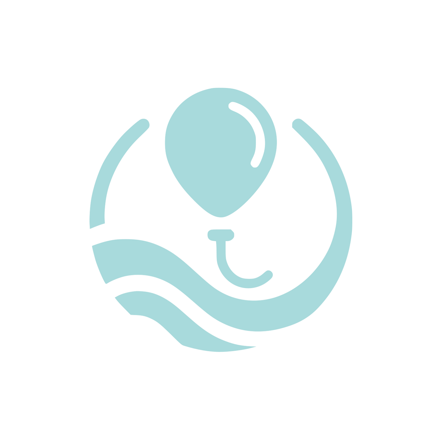 Balloon Care Logo #A8DADC