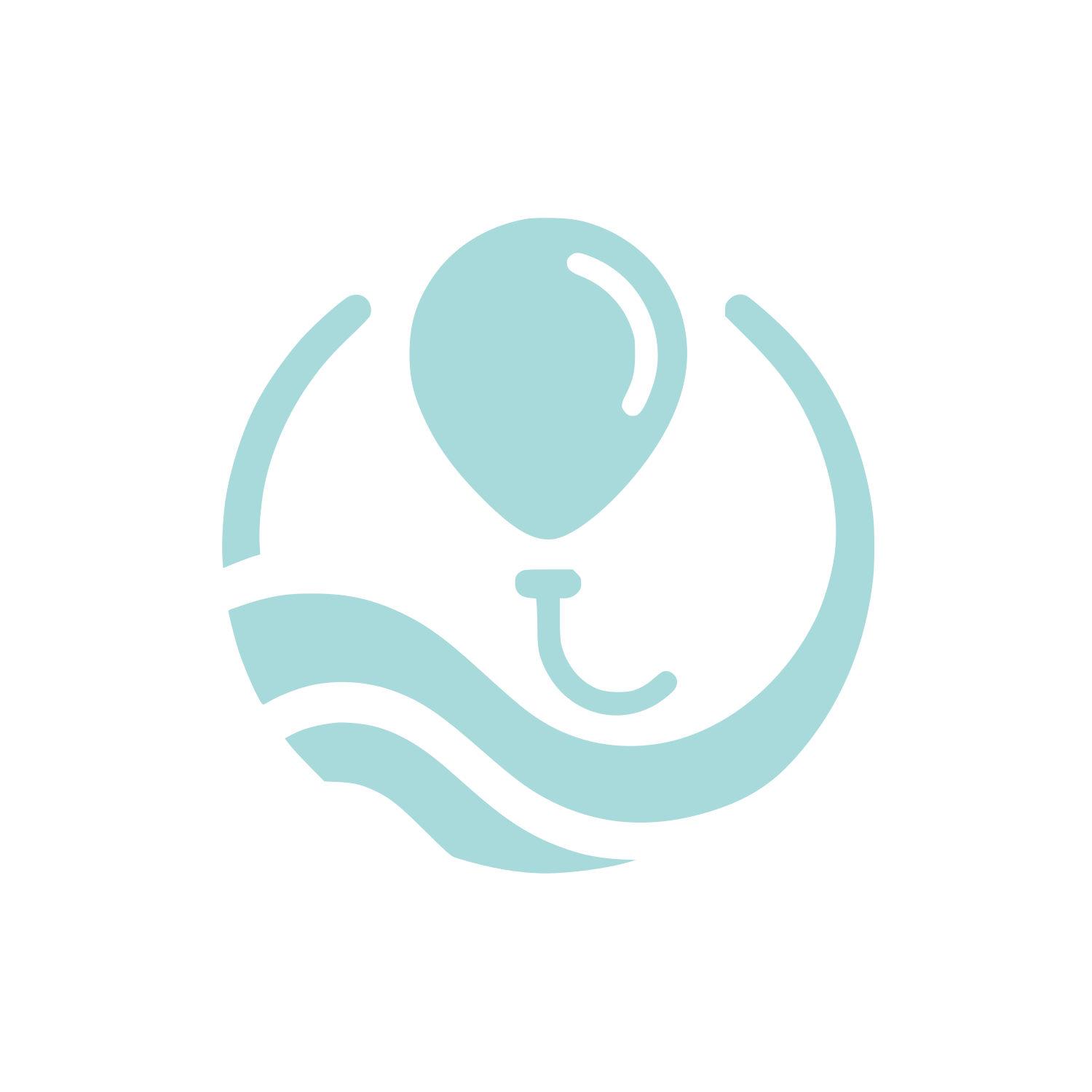 Balloon Care Logo #A8DADC