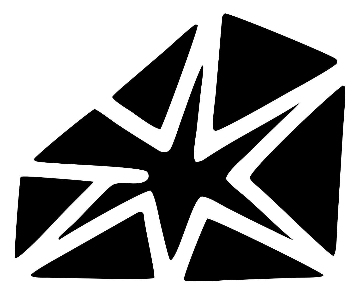 Burst Cheese Wedge Crest #ffffff/#000000