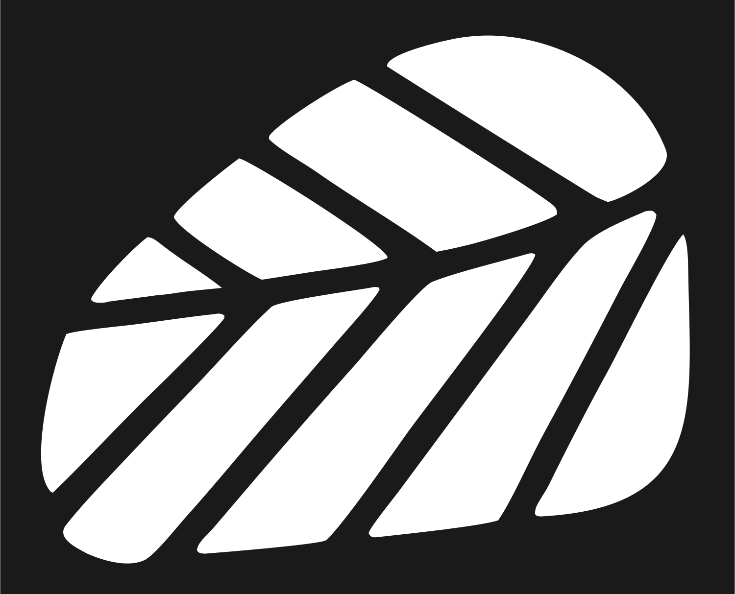 Sliced Cheese Wedge Badge #1a1a1a/#ffffff