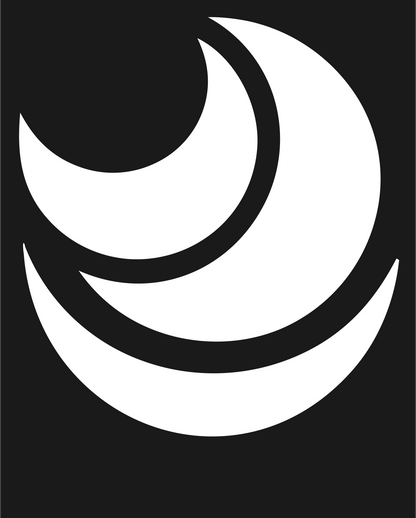 Crescent Steam Cup Logo #1a1a1a/#ffffff