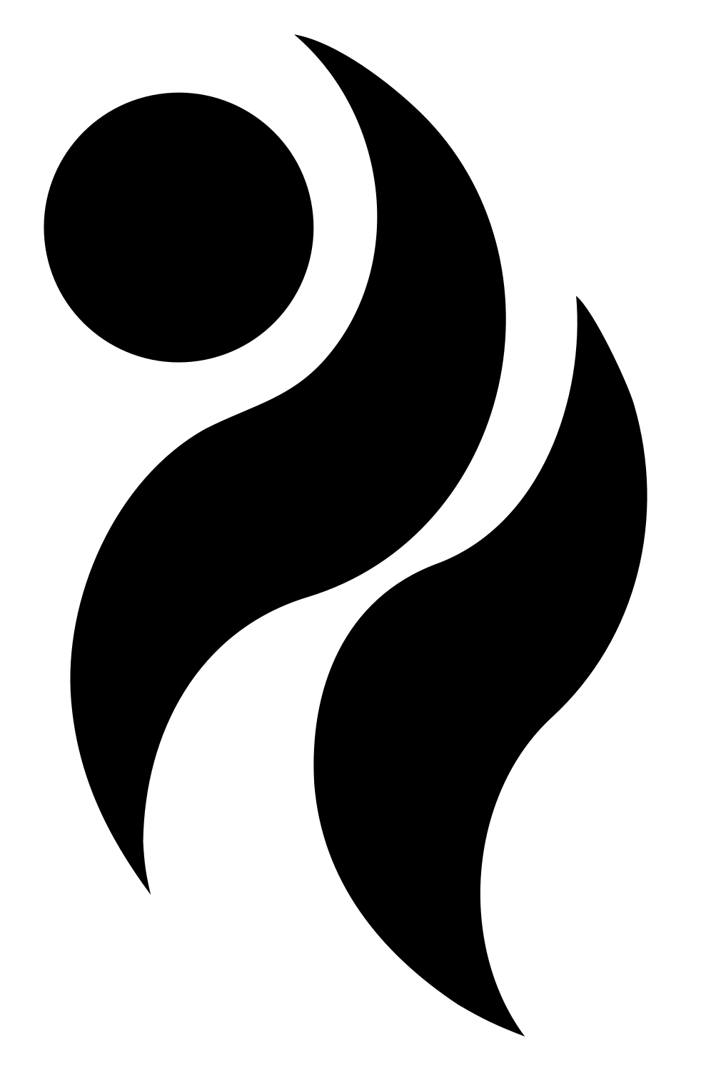 Espresso Cup Flame Logo #ffffff/#000000