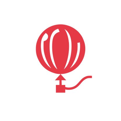 Balloon Pump Logo #E63946