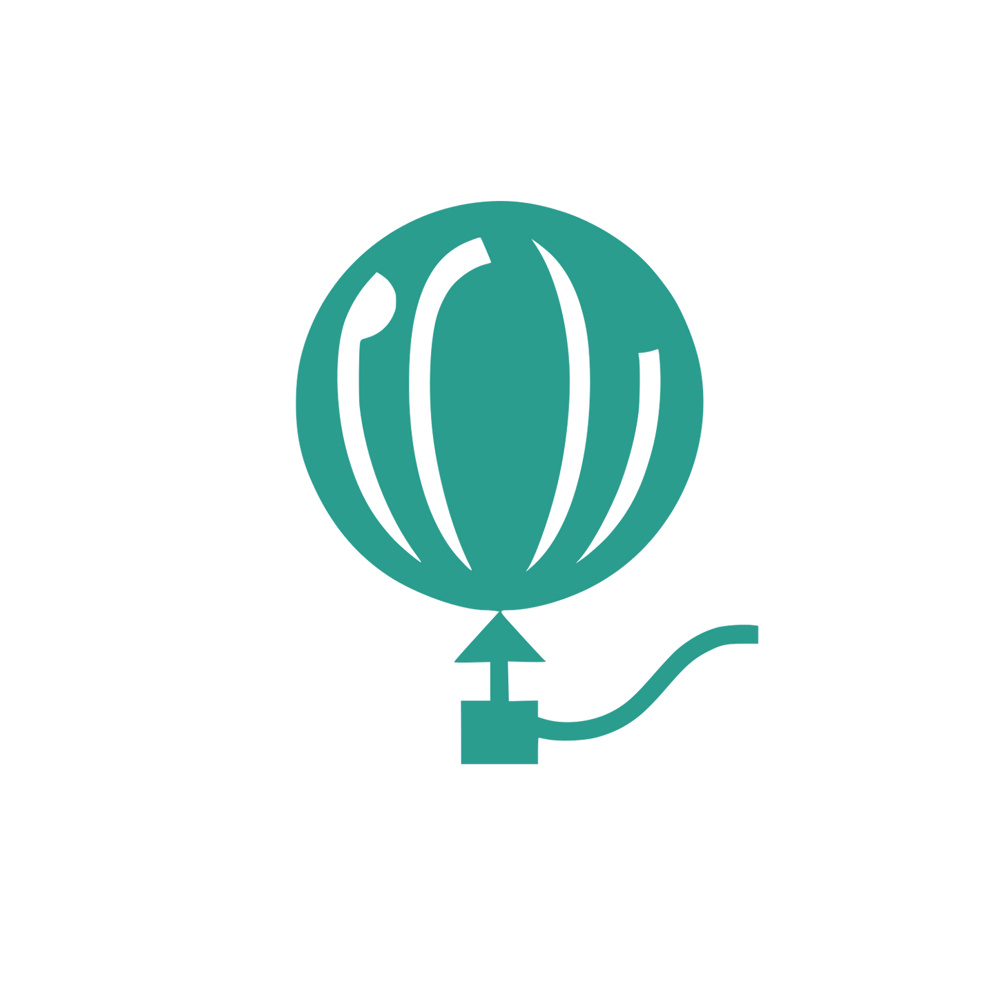Balloon Pump Logo #2A9D8F