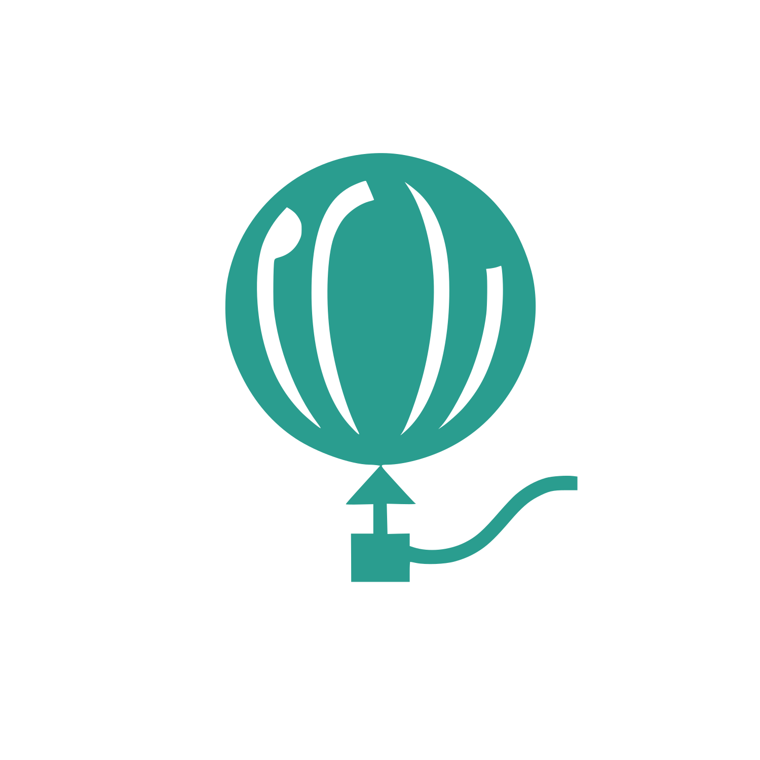 Balloon Pump Logo #2A9D8F