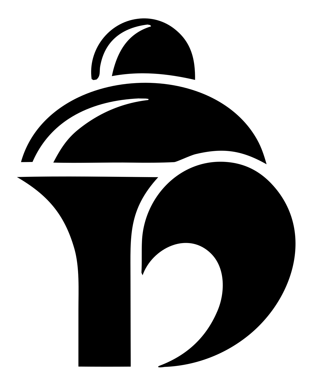 Rounded Cocktail Shaker Crest #ffffff/#000000
