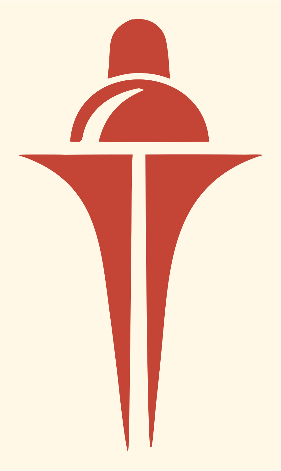 Sleek Cocktail Shaker Logo #fff8e7/#c44536