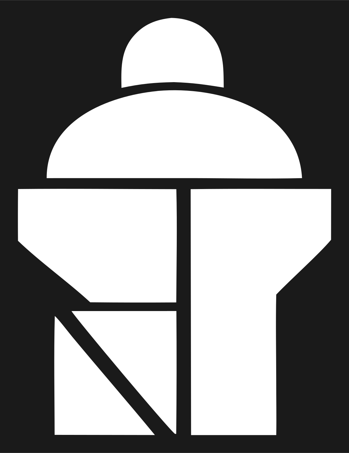 Modular Cocktail Shaker Icon #1a1a1a/#ffffff