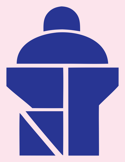 Modular Cocktail Shaker Icon #fce4ec/#283593