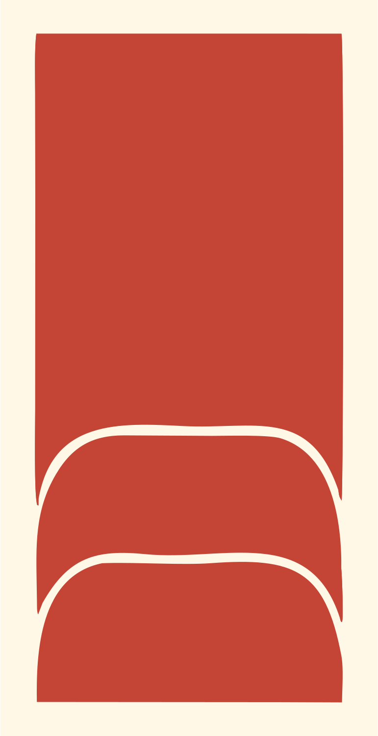 Sushi Roll Mark #fff8e7/#c44536