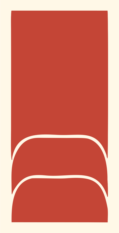 Sushi Roll Mark #fff8e7/#c44536