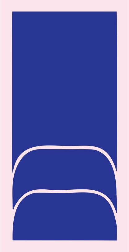 Sushi Roll Mark #fce4ec/#283593