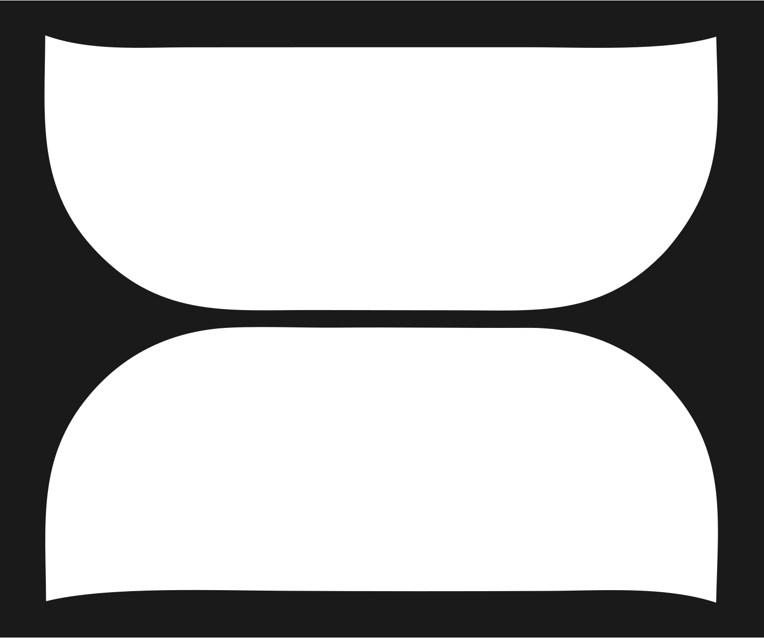 Two-Piece Sushi Roll Logo #1a1a1a/#ffffff