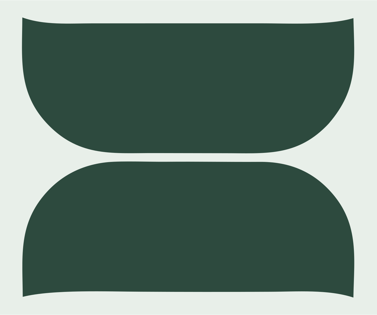 Two-Piece Sushi Roll Logo #e8efe9/#2d4a3e