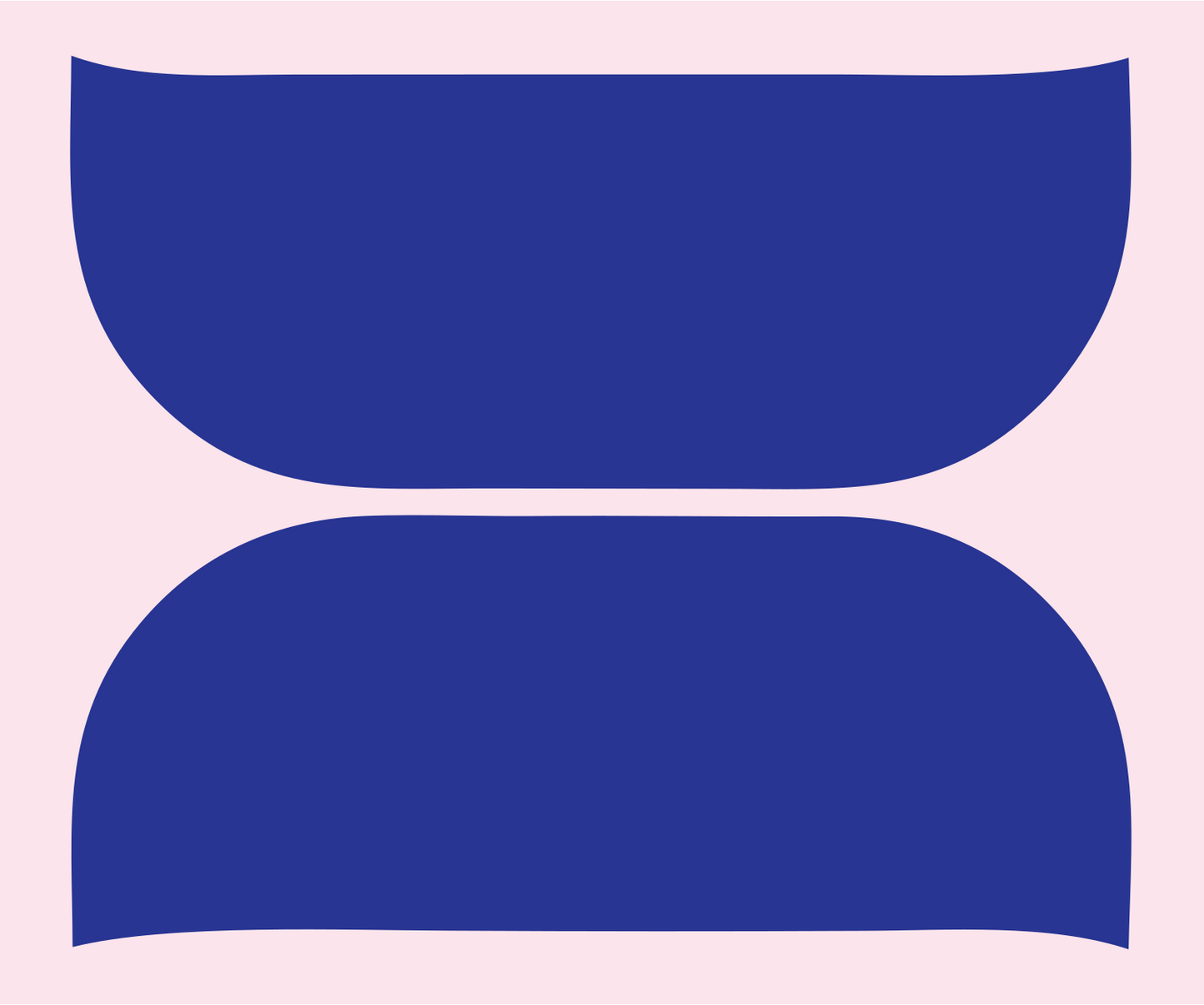 Two-Piece Sushi Roll Logo #fce4ec/#283593