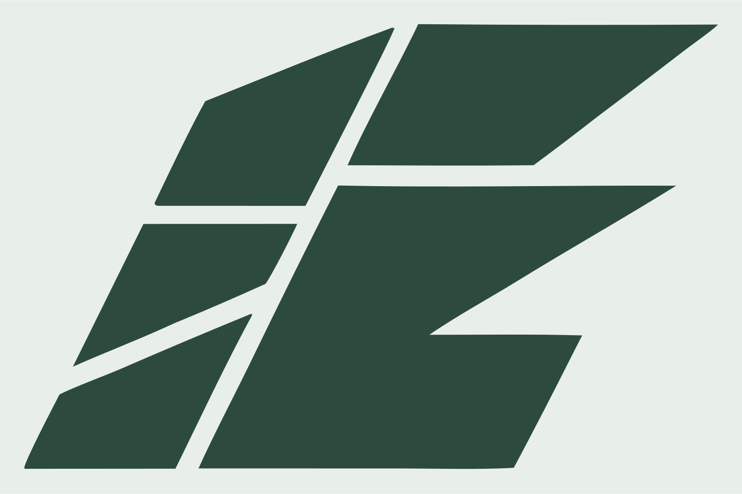 Industrial Chest Fragment Crest #e8efe9/#2d4a3e