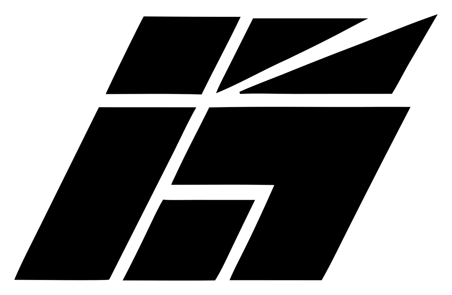 Industrial Shattered Chest Mark #ffffff/#000000