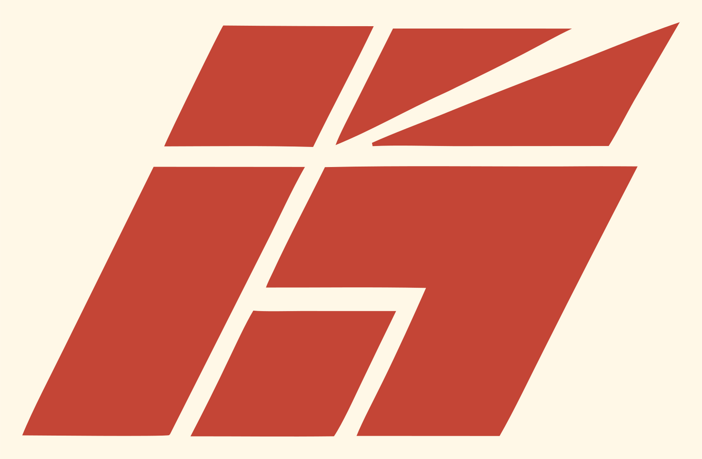 Industrial Shattered Chest Mark #fff8e7/#c44536
