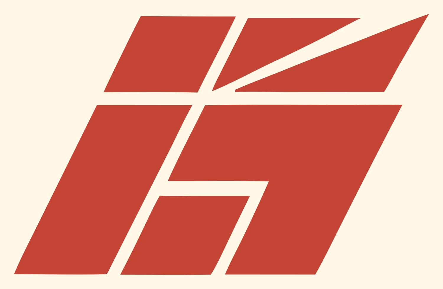 Industrial Shattered Chest Mark #fff8e7/#c44536