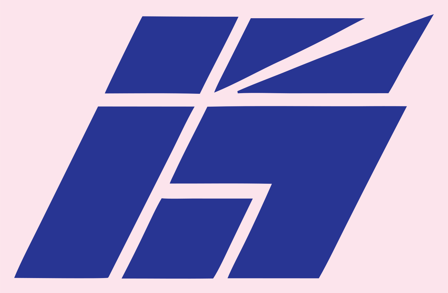 Industrial Shattered Chest Mark #fce4ec/#283593