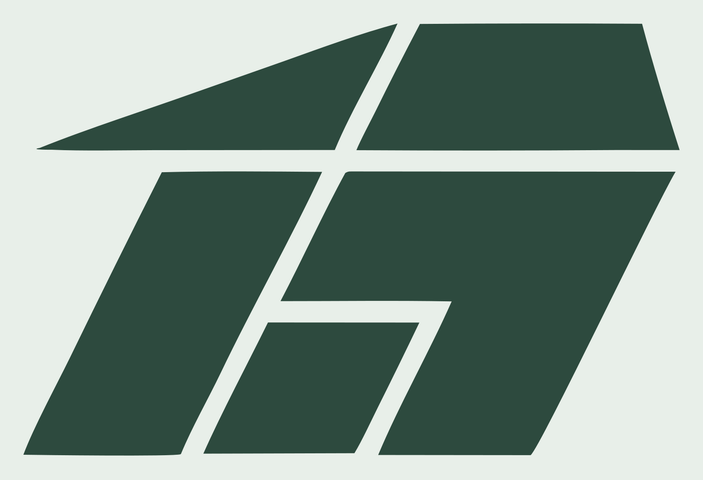 Industrial Chest Wedge Emblem #e8efe9/#2d4a3e