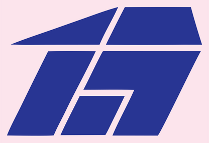 Industrial Chest Wedge Emblem #fce4ec/#283593