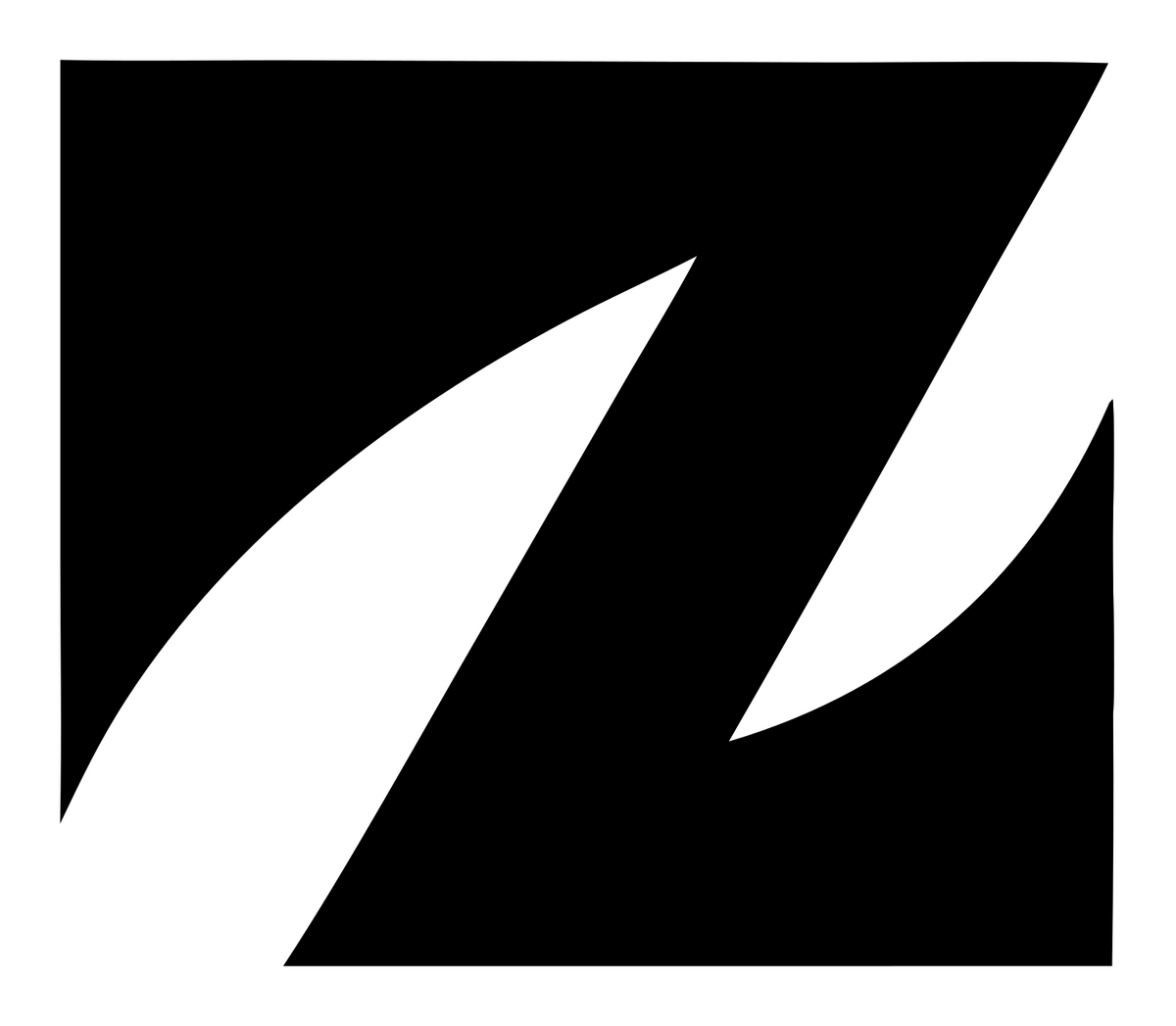 Negative Space Aries Mark #ffffff/#000000